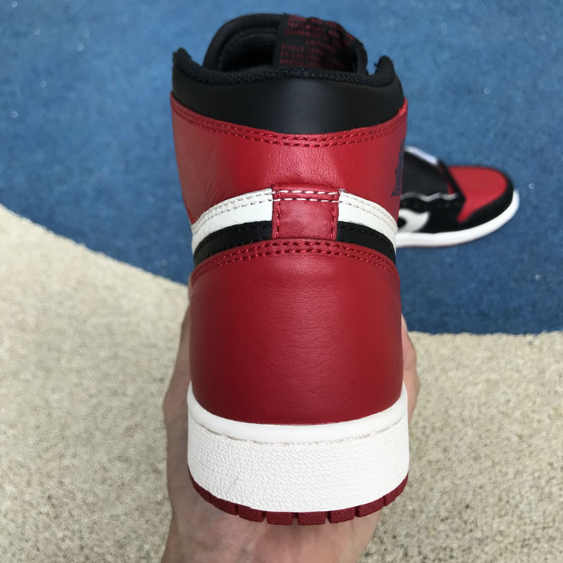 Air Jordan 1 Bred Toe Womens GS "Red And Black Jordans Shoes" 575441-610 In Hand Heel Air Jordan 1 Bred Toe Womens GS "Red And Black Jordans Shoes" 575441-610 In Hand Heel