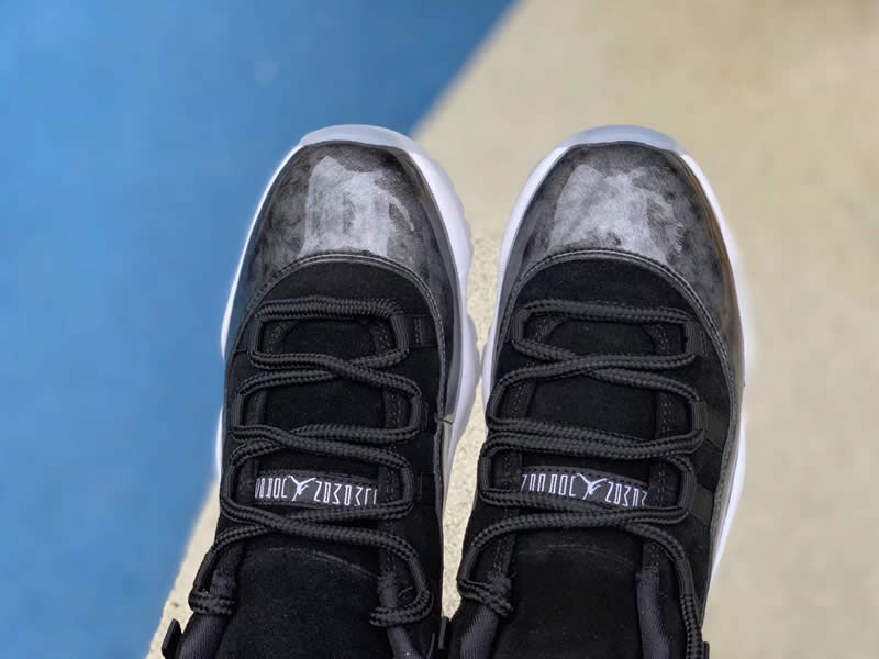 air jordan 11 low barons black on feet grade school for sale 528895-010 pics