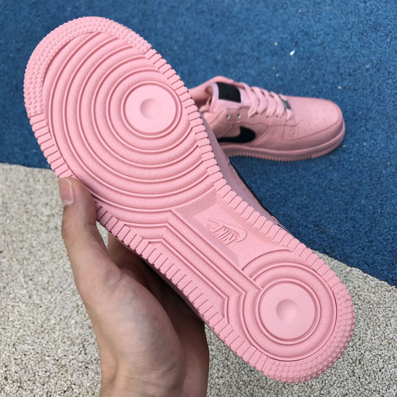 Supreme The North Face Nike Air Force 1 Sup AF1 Low "Pink Black" AR3066-800 In Hand Sole Supreme The North Face Nike Air Force 1 Sup AF1 Low "Pink Black" AR3066-800 In Hand Sole