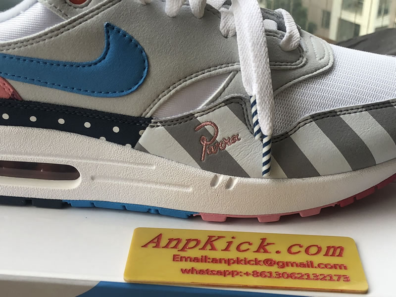 Parra x Nike Air Max 1 White Multi Color Side AT3057 100 Parra x Nike Air Max 1 White Multi Color Side AT3057 100