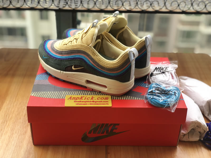 Nike Air Max 1 97 VF SW Sean Wotherspoon Shoes AJ4219-400 Left Side Nike Air Max 1 97 VF SW Sean Wotherspoon Shoes AJ4219-400 Left Side