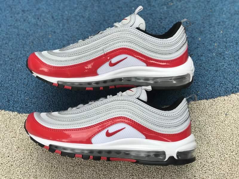 Nike Air Max 97 University Red Silver Mens Womens Shoes Image Nike Air Max 97 University Red Silver Mens Womens Shoes Image