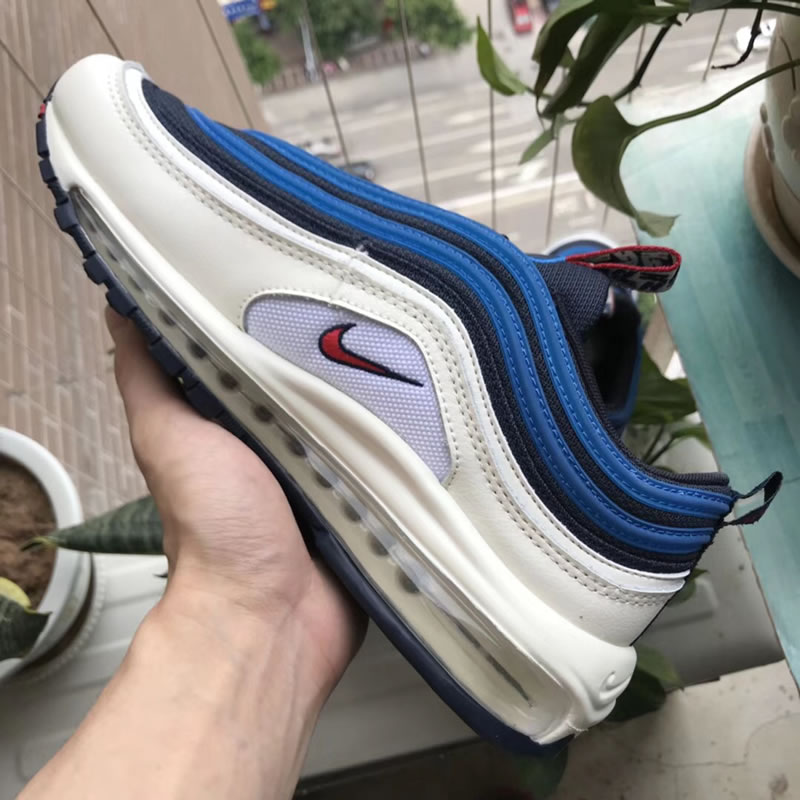 Nike Air Max Plus 97 TT SE Obsidian/Blue/University Red For Sale In Hand Side 2 Image Nike Air Max Plus 97 TT SE Obsidian/Blue/University Red For Sale In Hand Side 2 Image